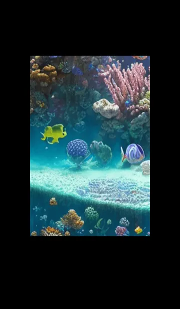 [LINE着せ替え] 熱帯魚の夢#FaA022。の画像1