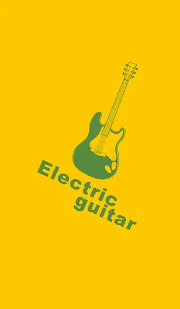 [LINE着せ替え] ELECTRIC GUITAR CLR 向日葵色の画像1