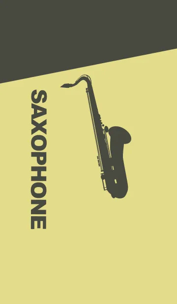 [LINE着せ替え] Saxophone CLR 枯草色の画像1