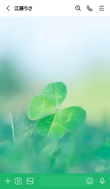 [LINE着せ替え] 四つ葉のクローバー Vintage Lens #26-2の画像2