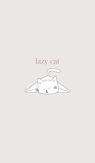 [LINE着せ替え] lazy cat..47の画像1