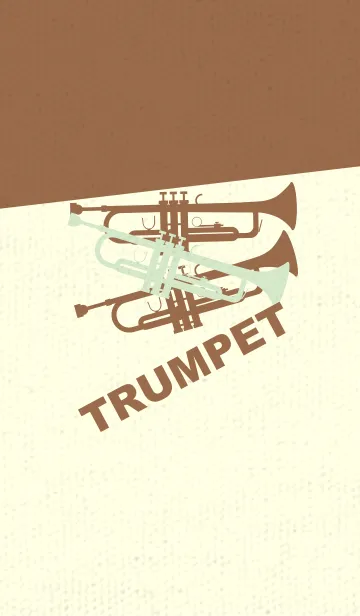 [LINE着せ替え] Trumpet CLR 白緑の画像1