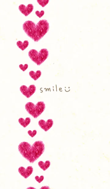 [LINE着せ替え] ハート 縦に3の画像1