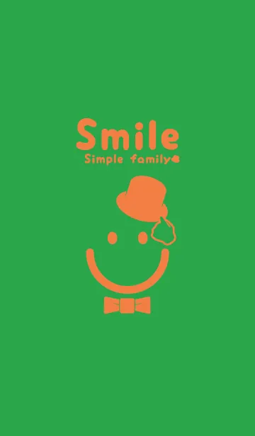 [LINE着せ替え] スマイル＆紳士 鸚緑の画像1