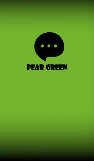 [LINE着せ替え] Pear Green And Black V.4 (JP)の画像1