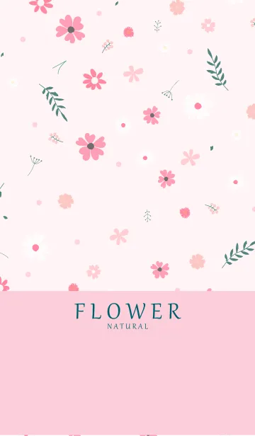 [LINE着せ替え] FLOWER PINK -NATURAL-24の画像1