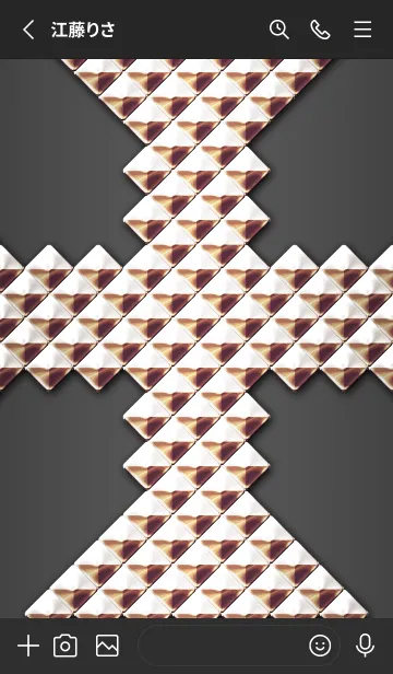 [LINE着せ替え] 金属のスタッズの画像2