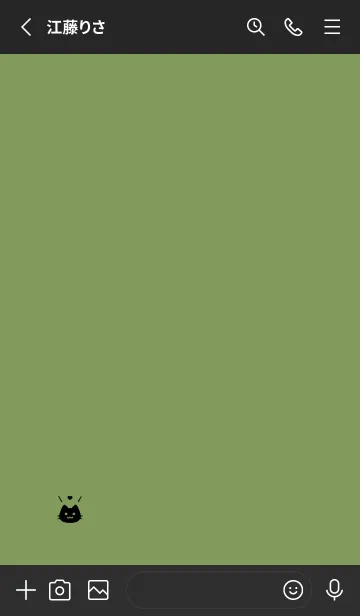 [LINE着せ替え] 小さな猫(くすみ3-04)の画像2