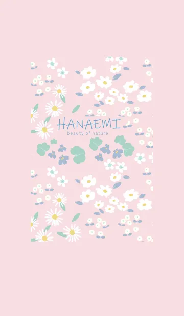 [LINE着せ替え] HANAEMI small flower Pinkの画像1