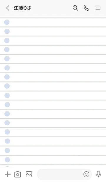 [LINE着せ替え] ルーズリーフ/ライトブルーグレイの画像2