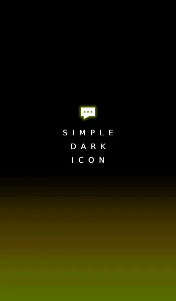 [LINE着せ替え] シンプル ダーク アイコン 146の画像1