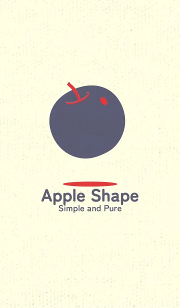 [LINE着せ替え] りんご型のきせかえ シグナルレッドの画像1