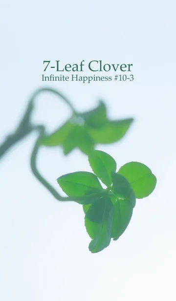 [LINE着せ替え] 七つ葉のクローバー 無限の幸福 #10-3の画像1