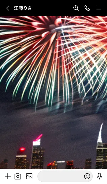 [LINE着せ替え] 花火#FaD128。の画像2