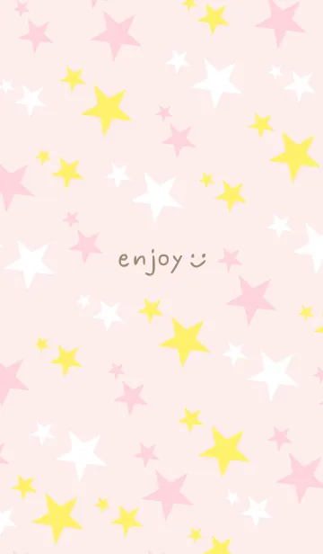 [LINE着せ替え] 3色の星29の画像1