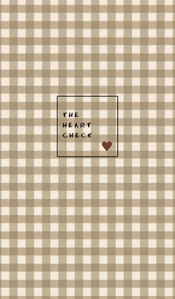 [LINE着せ替え] ザ ハート チェック .64の画像1