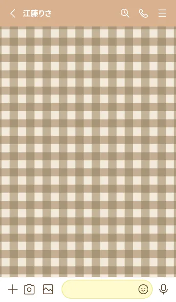 [LINE着せ替え] ザ ハート チェック .64の画像2