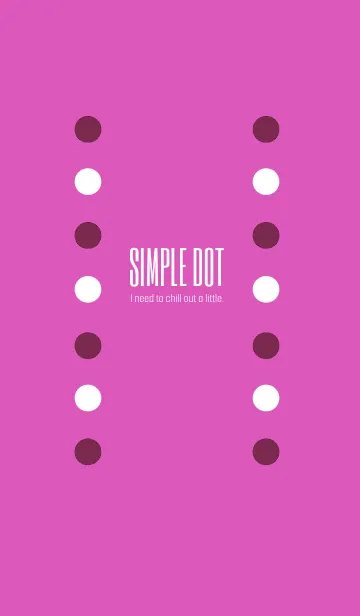 [LINE着せ替え] シンプルドット -30の画像1