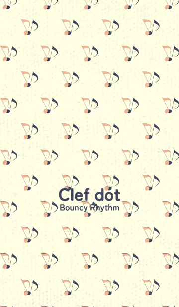 [LINE着せ替え] Clef dot ライトアプリコットの画像1