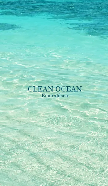 [LINE着せ替え] CLEAN OCEAN Emerald sea-HAWAII 24の画像1