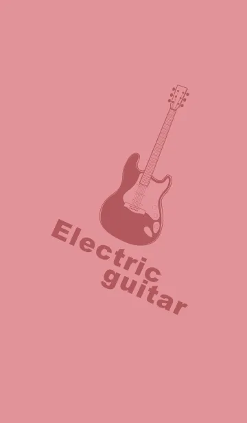 [LINE着せ替え] ELECTRIC GUITAR CLR オールドローズの画像1