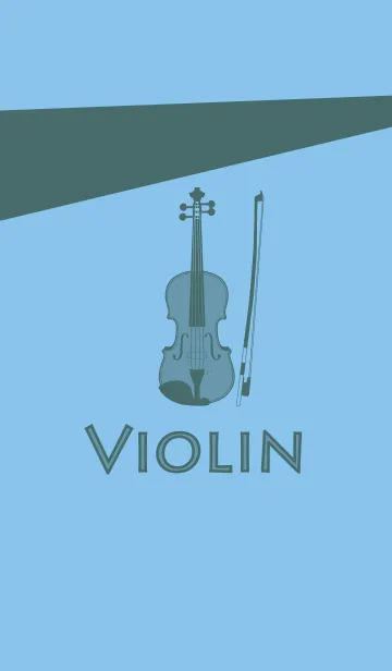 [LINE着せ替え] Violin CLR 勿忘草色の画像1