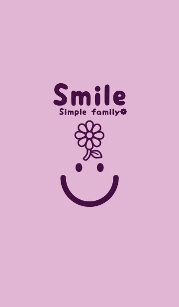 [LINE着せ替え] スマイル＆フラワー リラの画像1