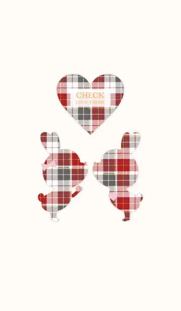 [LINE着せ替え] Check Love Theme..35の画像1