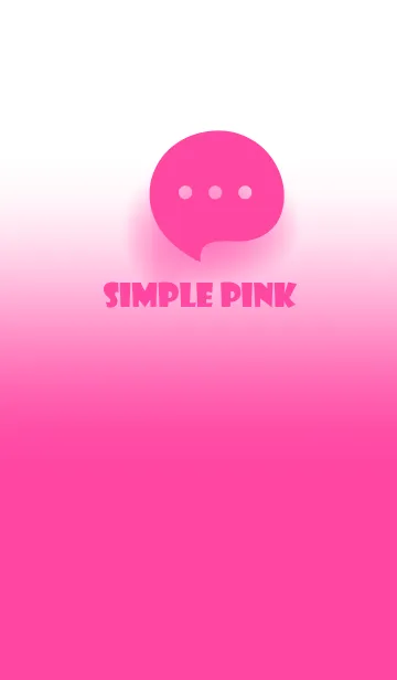 [LINE着せ替え] Pink & White Theme V.4 (JP)の画像1