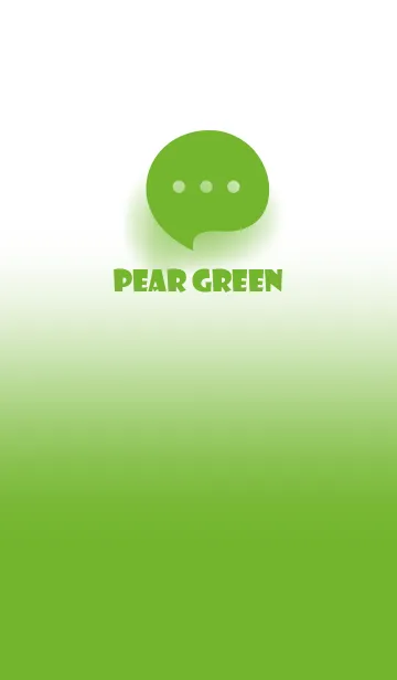 [LINE着せ替え] Pear green & White Theme V.4 (JP)の画像1