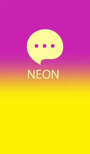 [LINE着せ替え] Neon Purple & Neon Yellow V5 (JP)の画像1