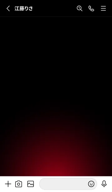 [LINE着せ替え] SILVER LIGHT ICON THEME -Apple Red-の画像2