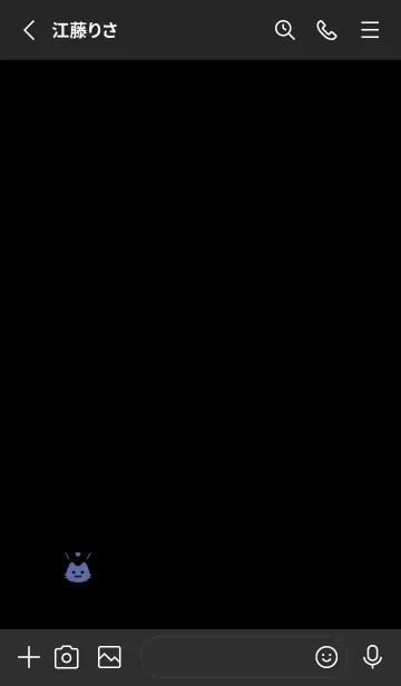 [LINE着せ替え] 小さな猫(くすみ4-06)の画像2