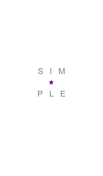 [LINE着せ替え] SIMPLE STAR 83の画像1