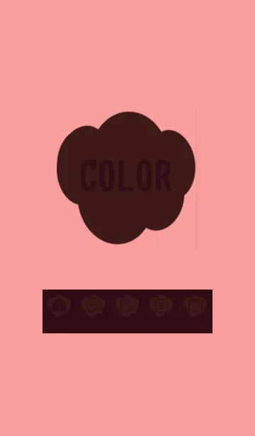 [LINE着せ替え] red color U26の画像1