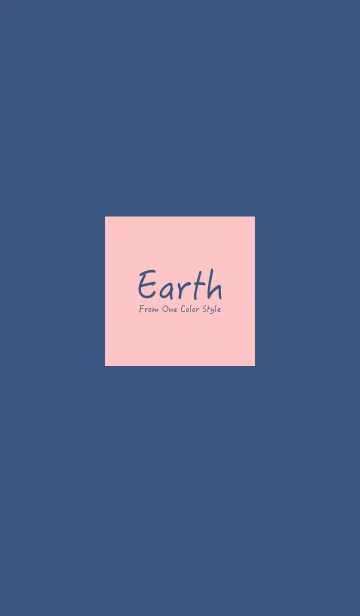 [LINE着せ替え] Earth / ミルキーネイビーピンキーの画像1