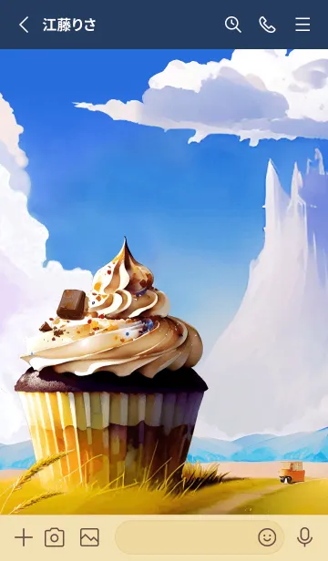 [LINE着せ替え] Cupcake Worldの画像2