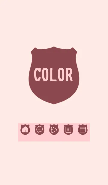[LINE着せ替え] pink color V27の画像1
