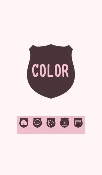 [LINE着せ替え] pink color V30の画像1