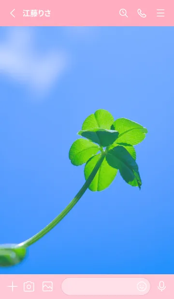 [LINE着せ替え] 七つ葉のクローバー 無限の幸福 #3-5の画像2