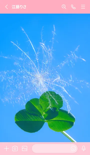 [LINE着せ替え] 幸運の妖精ケサランパサラン #9-2の画像2