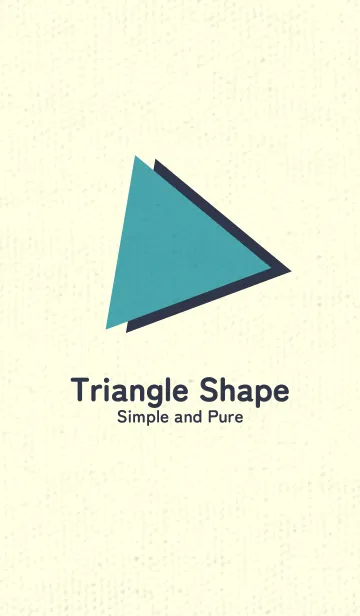 [LINE着せ替え] 三角型の着せかえ 薄浅葱の画像1