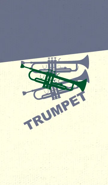 [LINE着せ替え] Trumpet CLR 深緑の画像1