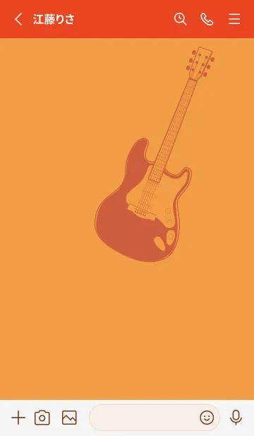 [LINE着せ替え] ELECTRIC GUITAR CLR サンライトイエローの画像2