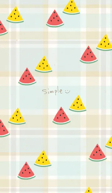 [LINE着せ替え] スイカ くすみカラー23の画像1