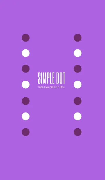 [LINE着せ替え] シンプルドット -29の画像1