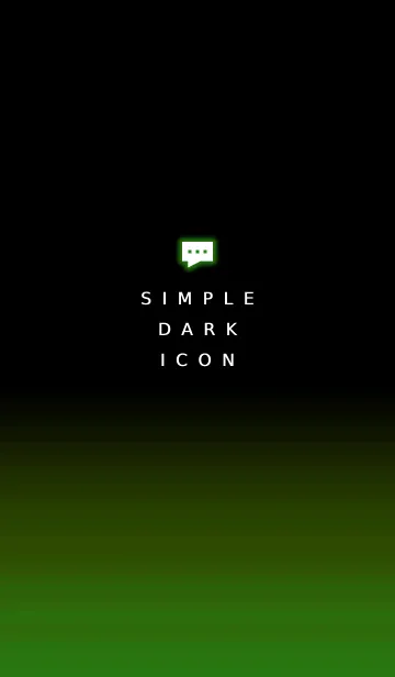 [LINE着せ替え] シンプル ダーク アイコン 147の画像1