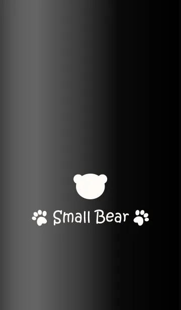 [LINE着せ替え] Small Bear *GLOSSYBLACK 4*の画像1