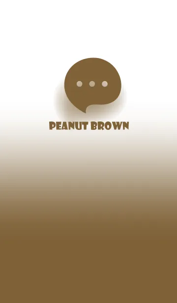 Peanut Brown & White Theme V.4 (JP)の着せ替えメイン画像