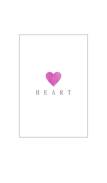 [LINE着せ替え] watercolor purple pink-HEART 47の画像1